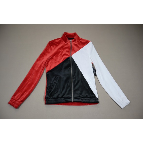 INC International Concepts‎ Mens Velour Colorblock Track Jacket Size  XS - Picture 2 of 7